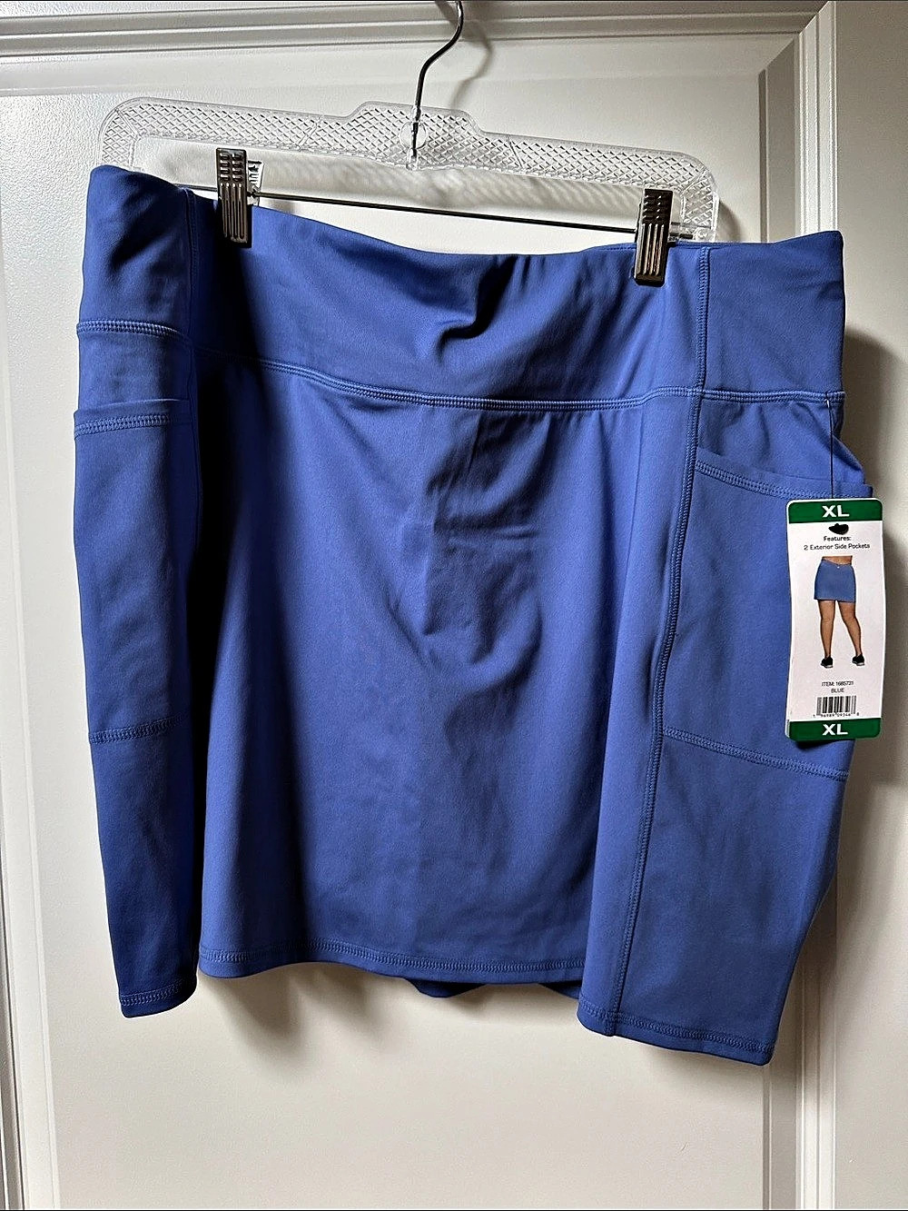 Skechers Gowalk Goluxe Skort High Waist Mini Blue XL NWT
